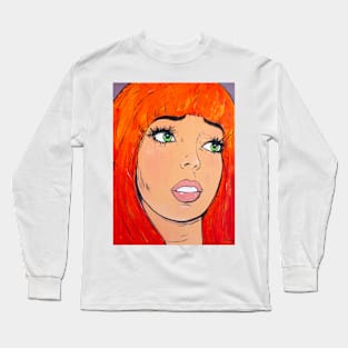 Redhair Girl Long Sleeve T-Shirt